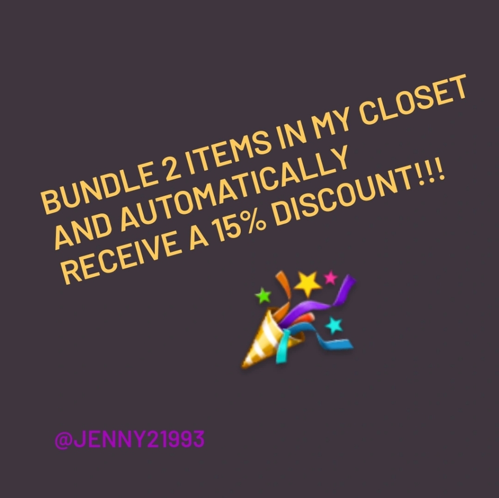 Bundle And Save 15% Off 2 Items Or More!